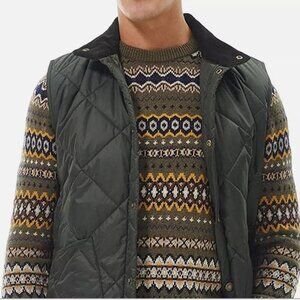 Barbour Liddesdale Quilted Vest / Gilet in Sage 2XL